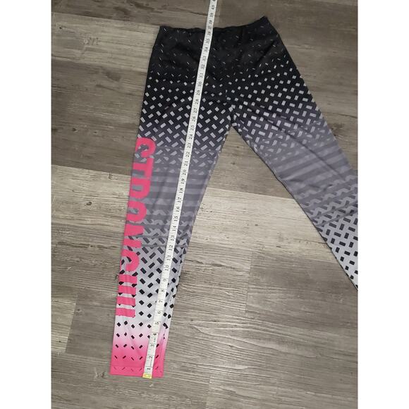 Justice Black Colorful Sprinkle Design STRONG Stretch Leggings | Size 16 - Picture 6 of 7